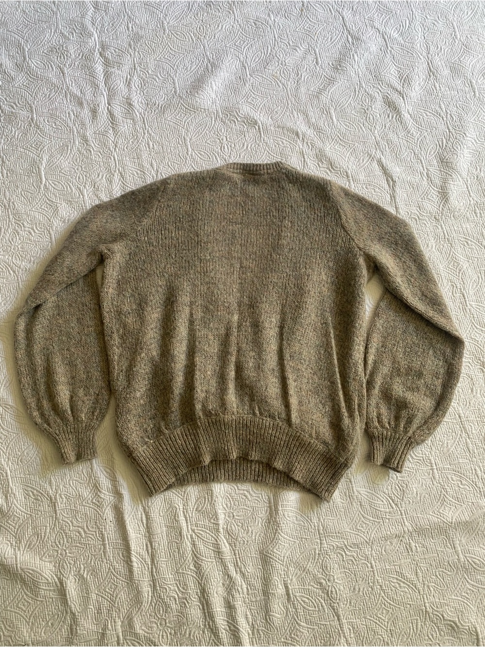 Free People Taupe Wrap V-Neck Sweater - Picture 4 of 4
